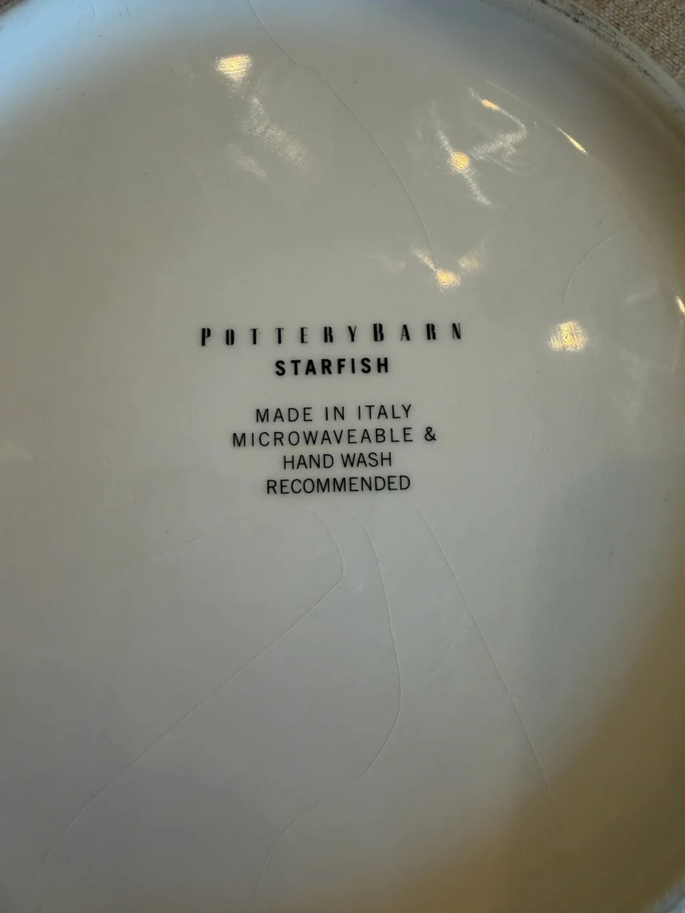 Pottery Barn Starfish Serving Bowl